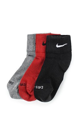 NIKE   3  3PPK DRI-FIT CUSHION QUARTER